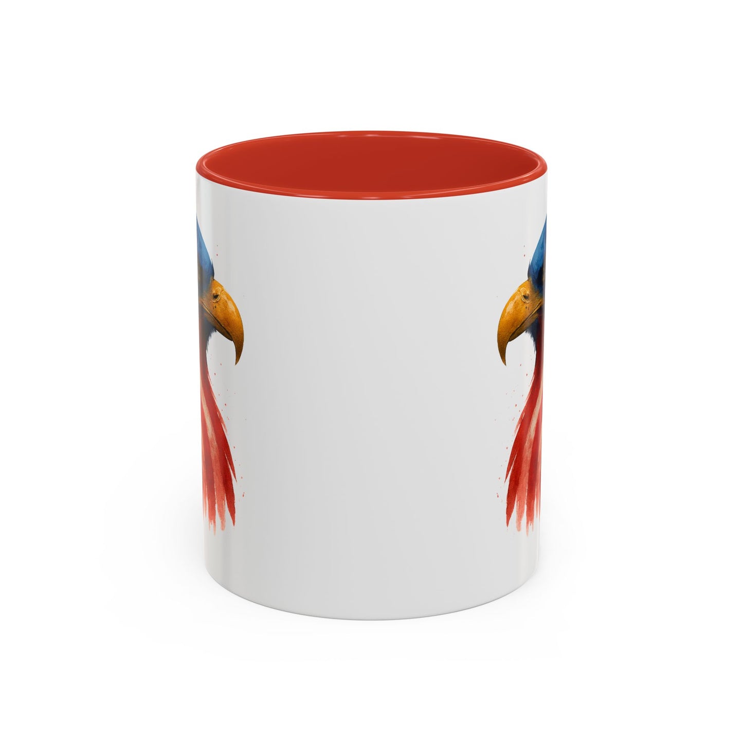 American Flag Eagle Mug - Patriotic Coffee Cup - USA Bald Eagle Gift - 4th of July Mug - Independence Day Drinkware - Veteran Gift