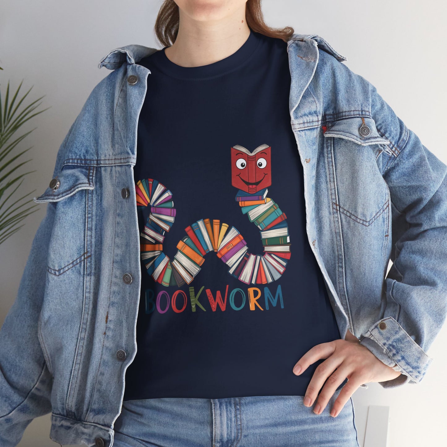 Cute Bookworm Shirt – Funny Reading Lover Tee – Teacher Gift – Kids Book Tee – Unisex Book Nerd Shirt – Book Club Graphic T-Shirt