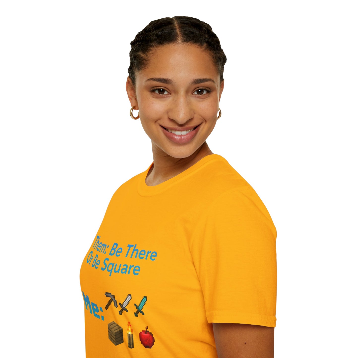 Be There or Be Square Cubed Unisex Shirt Gamer T-Shirt