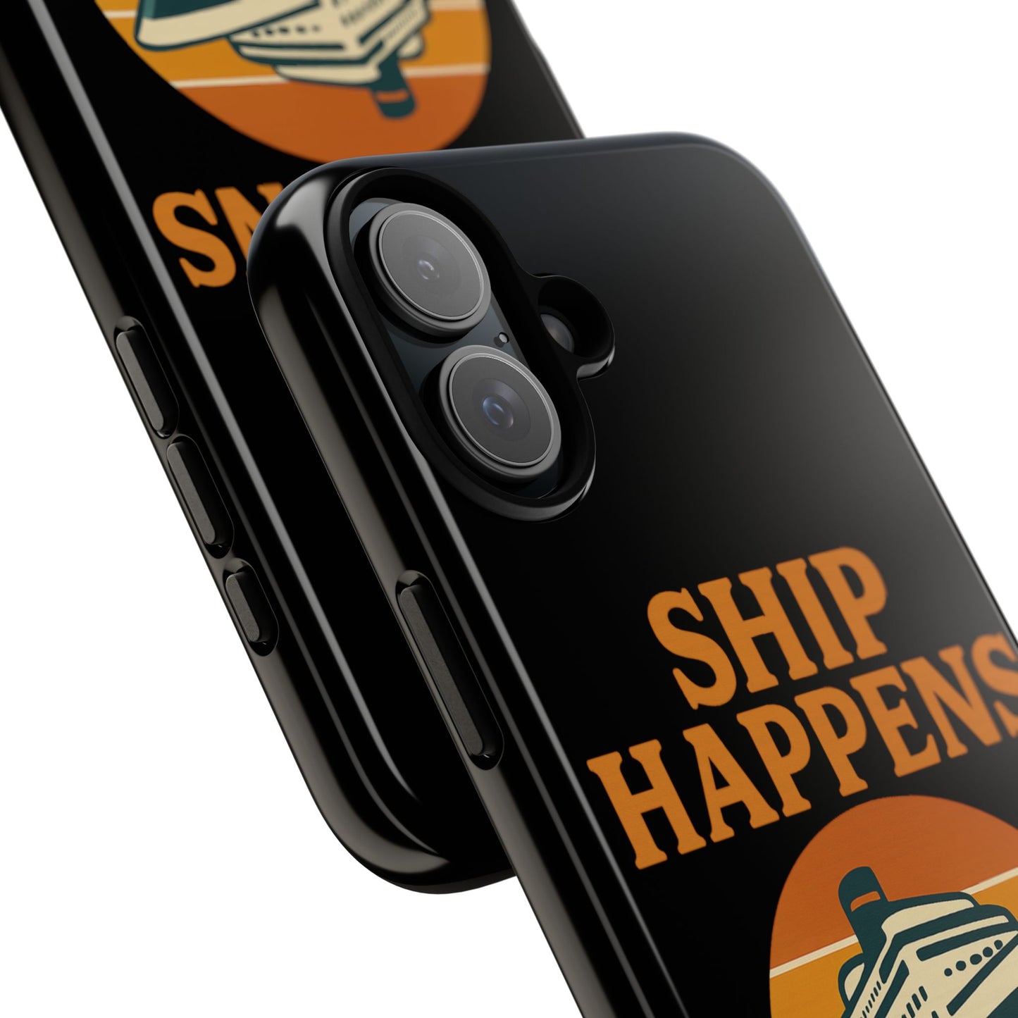 iPhone Case Ship Happens Sunset Cruise Case Gift for Travel Lovers Nautical Phone Case Cruise Accessory