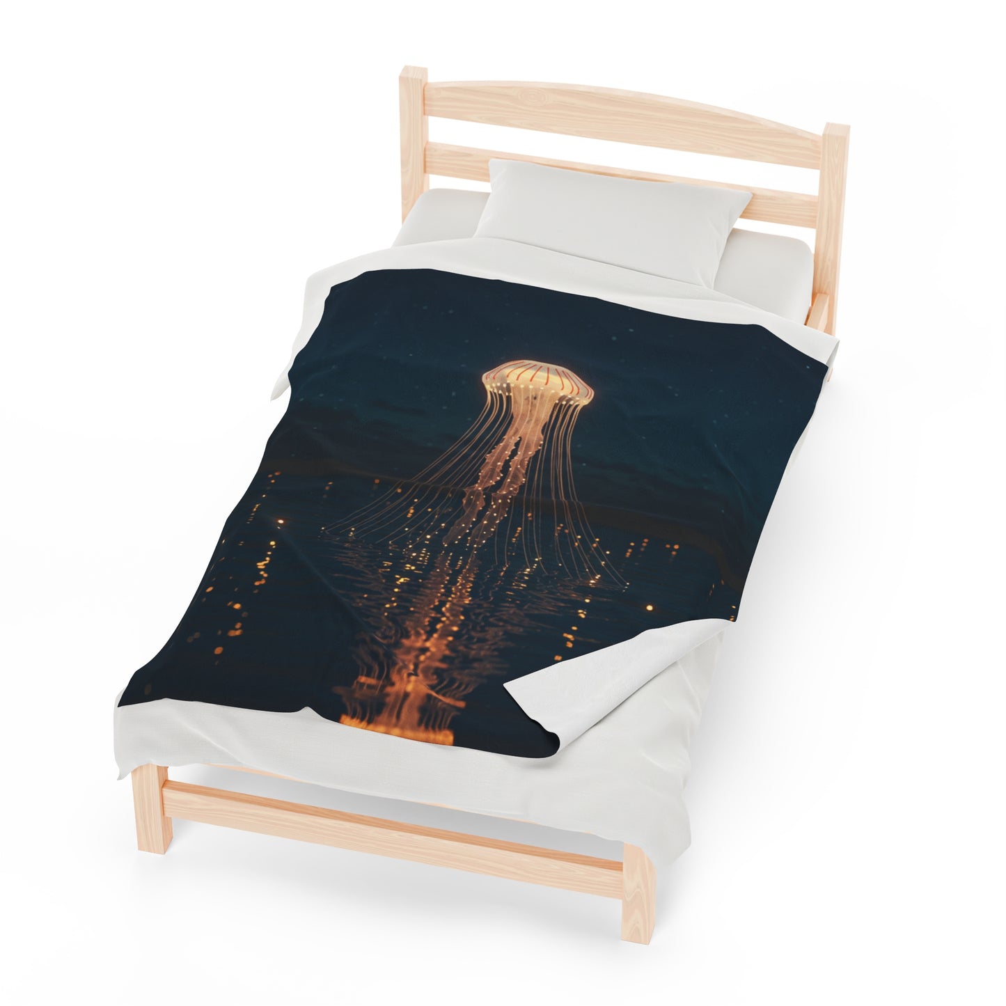 Plush Blanket - Jellyfish Lake Design