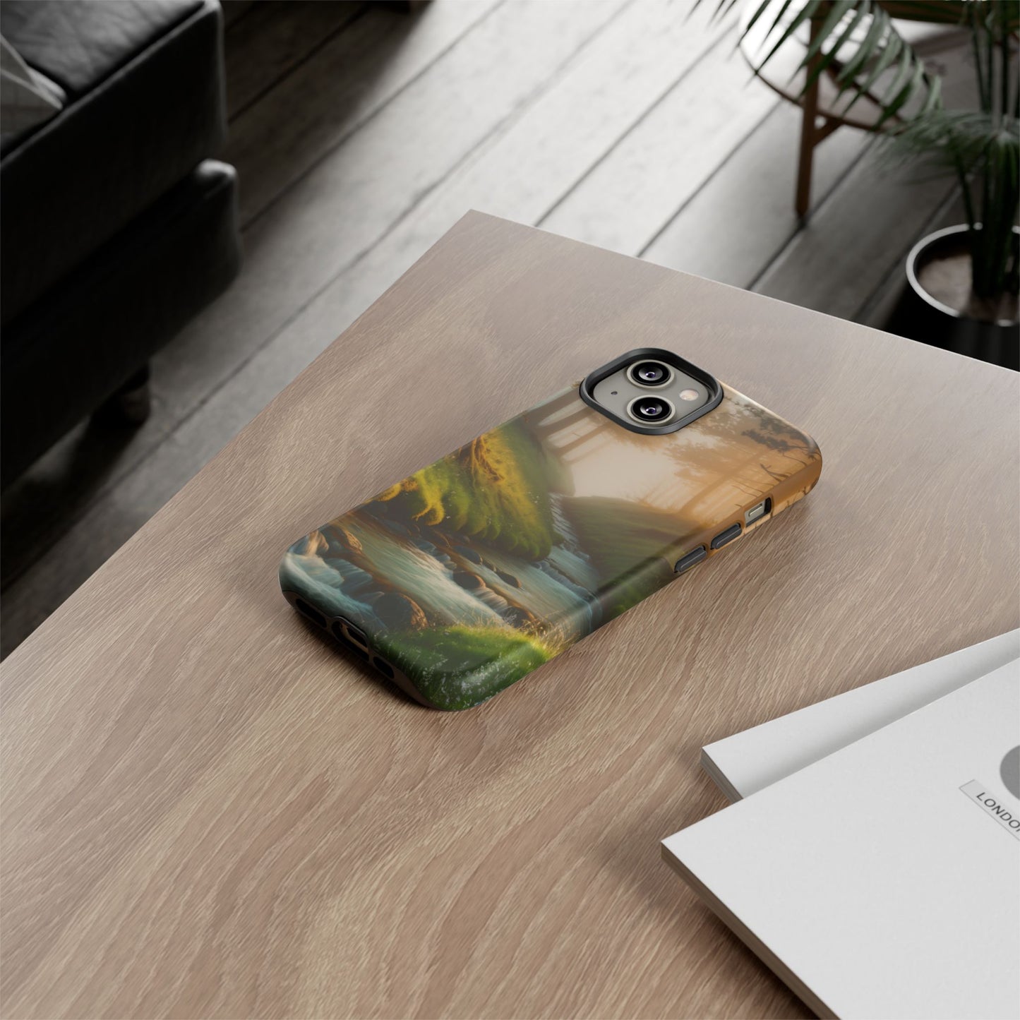 Nature Stream iPhone Case Forest Phone Case Stream iPhone Case Nature Phone Case