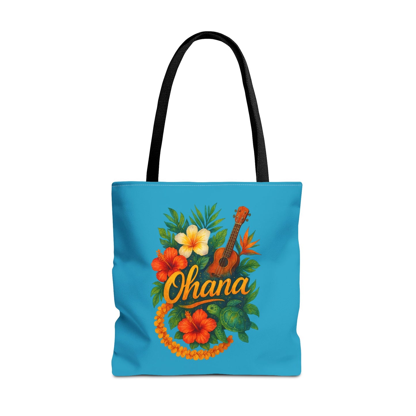 Hawaiian Ohana Tote Bag | Tropical Reusable Beach Bag | Aloha Gift Idea | Island Vibes Bag | Summer Tote | Luau Party Favor | Coastal Bag