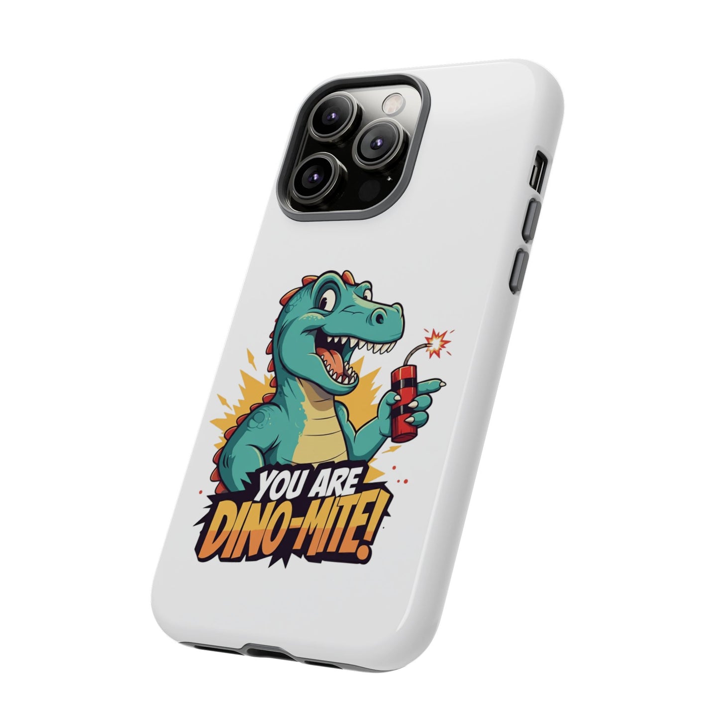 iPhone Case - Dino-Mite Pun Design