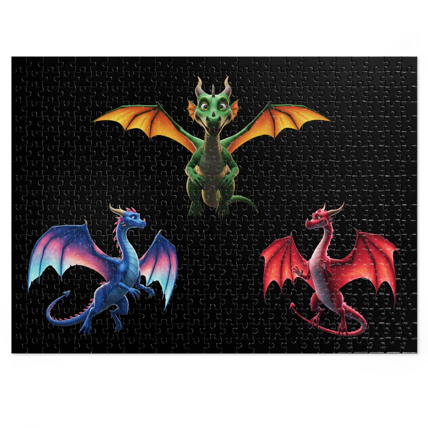 Fantasy Dragon Jigsaw Puzzle in Tin – 252‑2000pc Adult and Kids Puzzle, Family Game Night, Gift for Dragon Lovers, DandD Art Decor