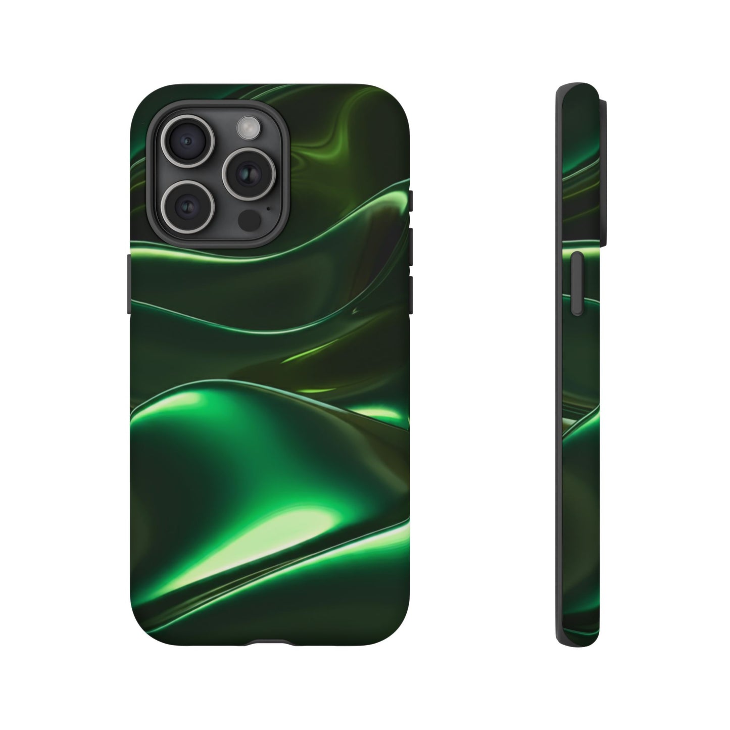 iPhone Case - Fluid Metallic Design