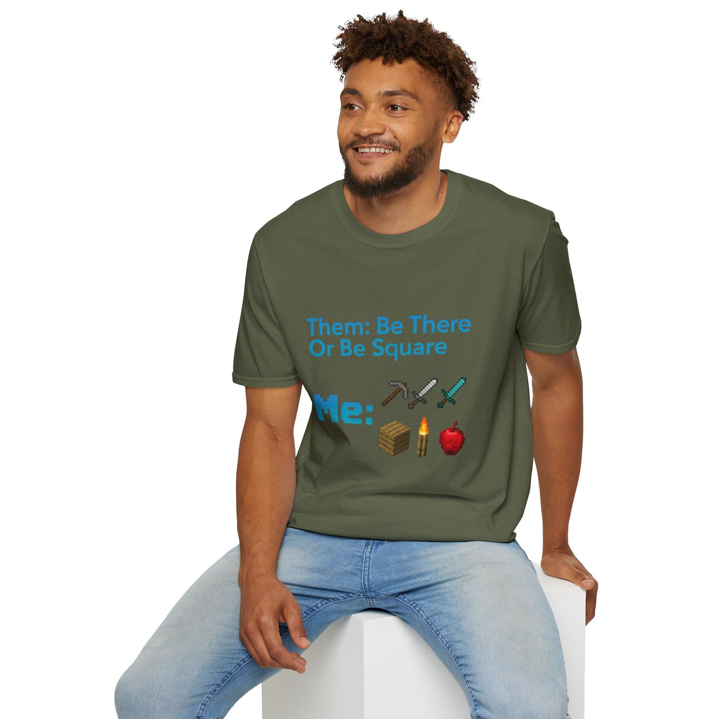 Be There or Be Square Cubed Unisex Shirt Gamer T-Shirt