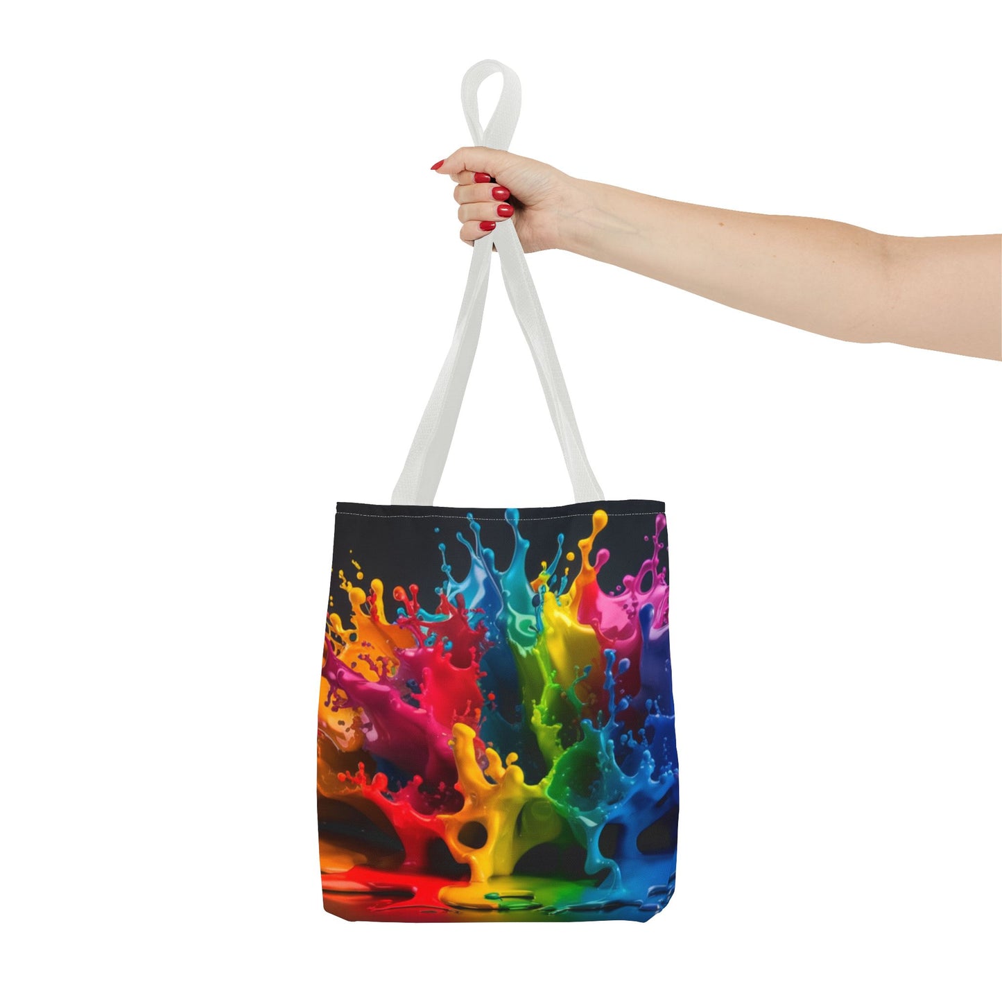 Colorful Splash Tote Bag - Vibrant Art for Every Occasion
