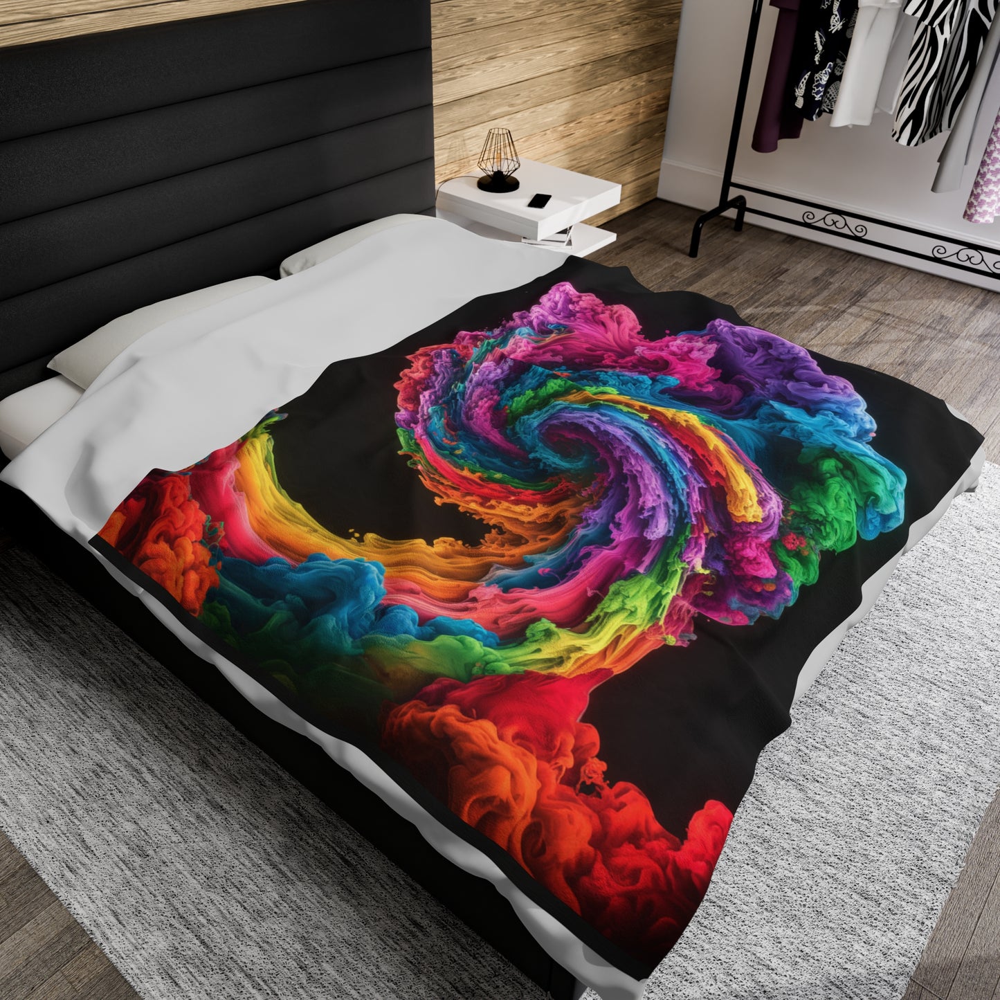 Colorful Swirl Blanket