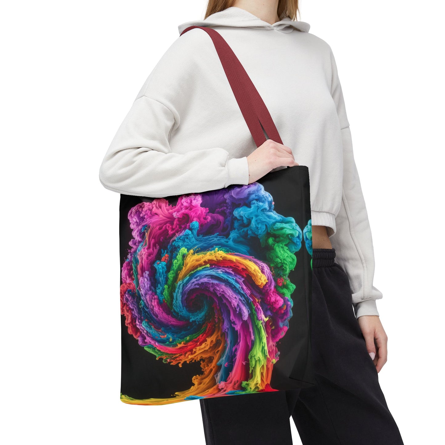 Colorful Swirl Tote Bag