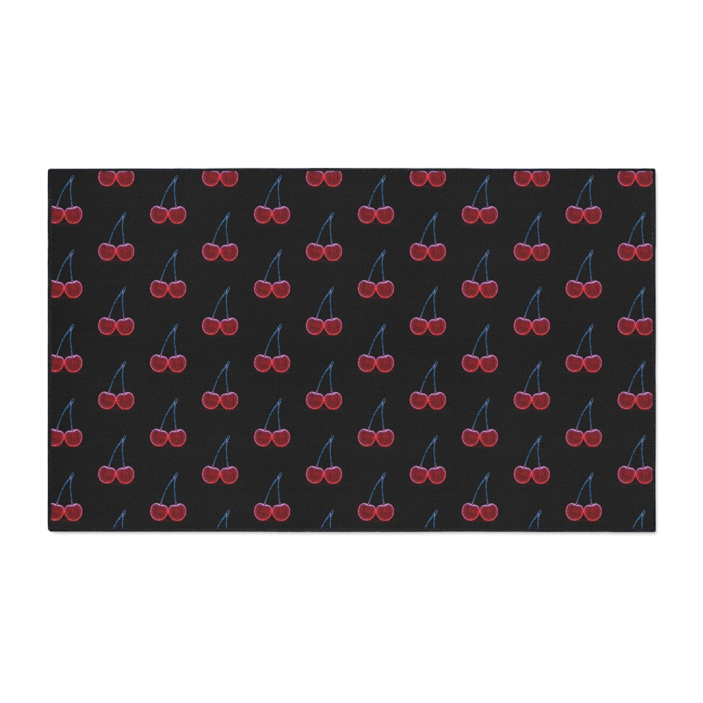 Floor Mat - Sparkling Cherries Design Cherry Decor Cherry Welcome Mat Cherry Door Mat