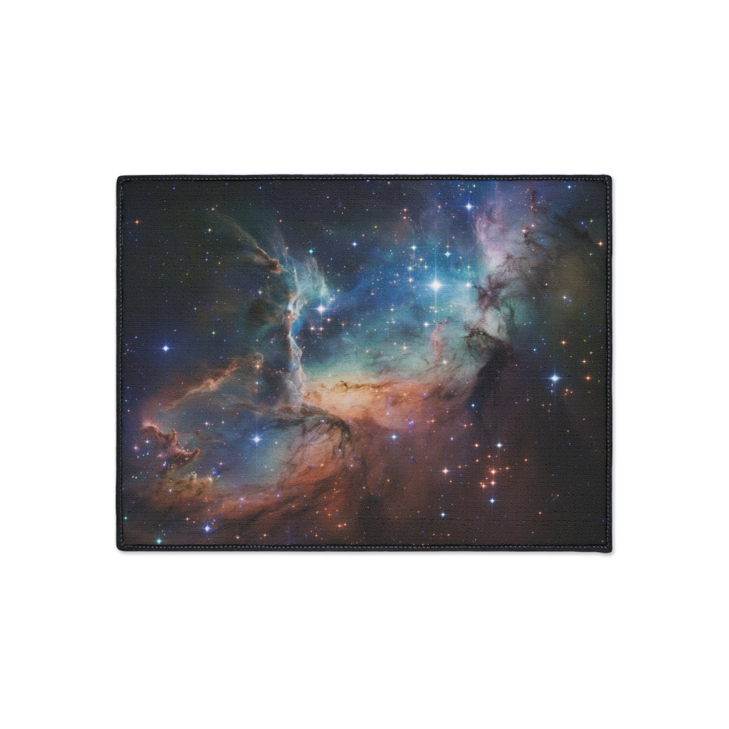 Floor Mat Space Door Mat Cosmic Welcome Mat Galactic Floor Mat Starry Welcome Mat