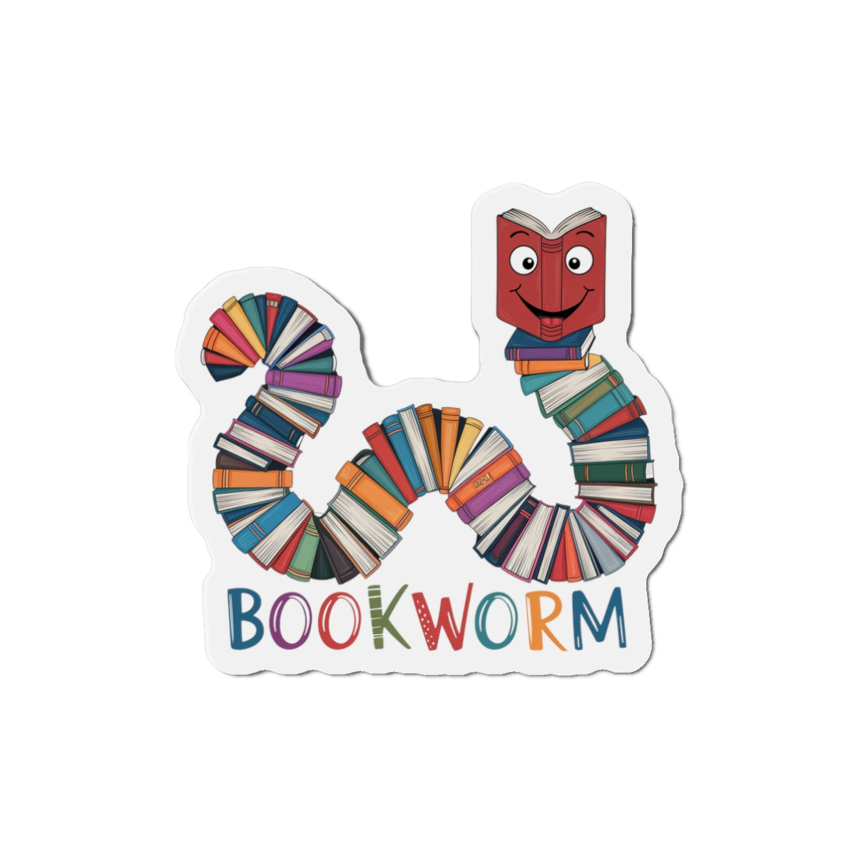 Bookworm Magnet Kitchen Decor Office Decoration Bookworm Decor Library Decoration
