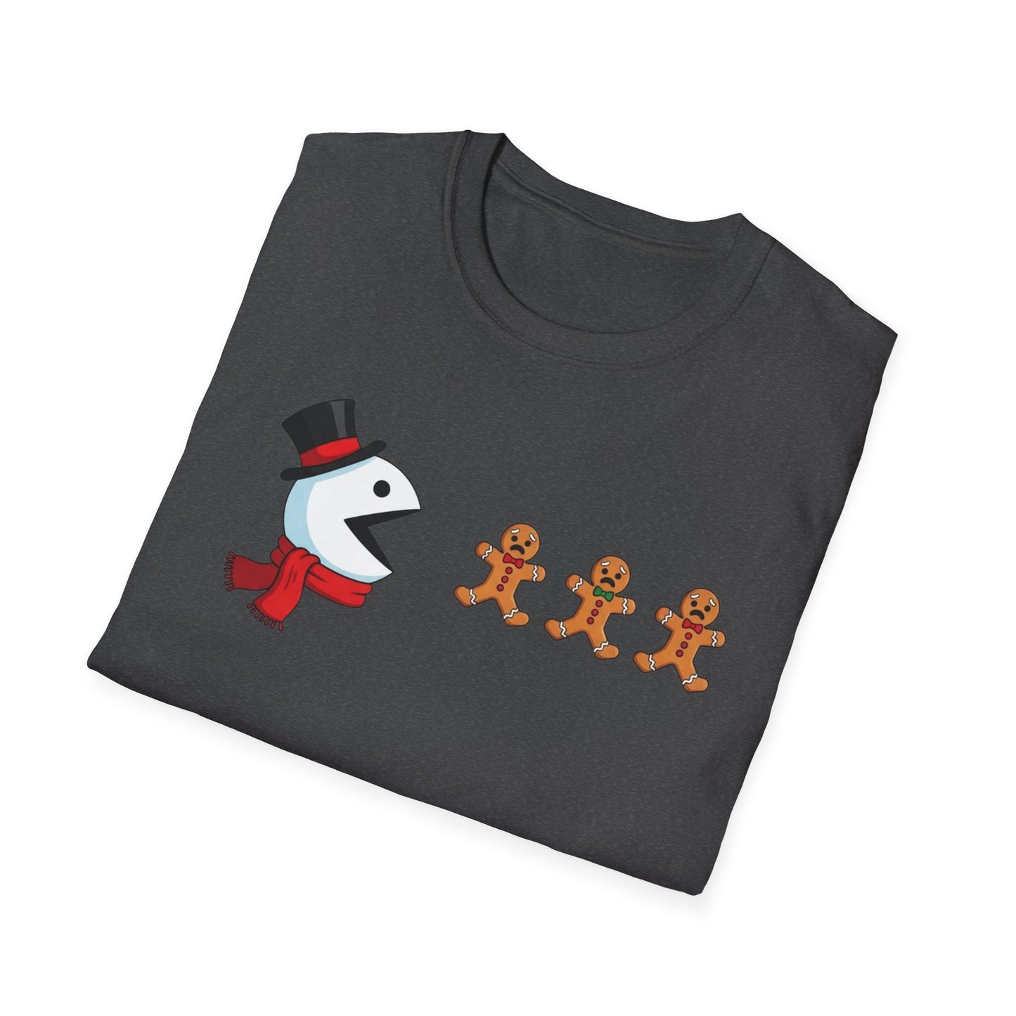 Funny Snowman And Gingerbread T-Shirt, Cute Christmas Tee, Holiday Humor Shirt, Festive Graphic Tee For Men And Women, Winter Gift Idea