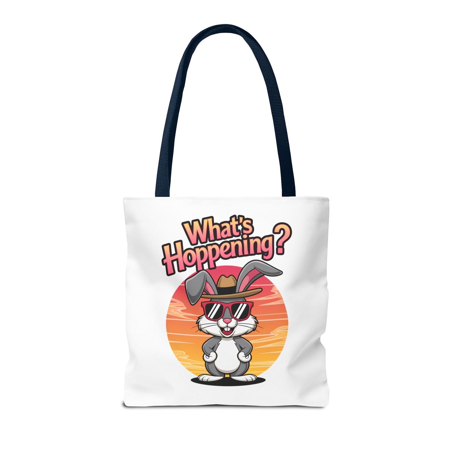 Bunny Tote Bag - 'What's Hoppening'