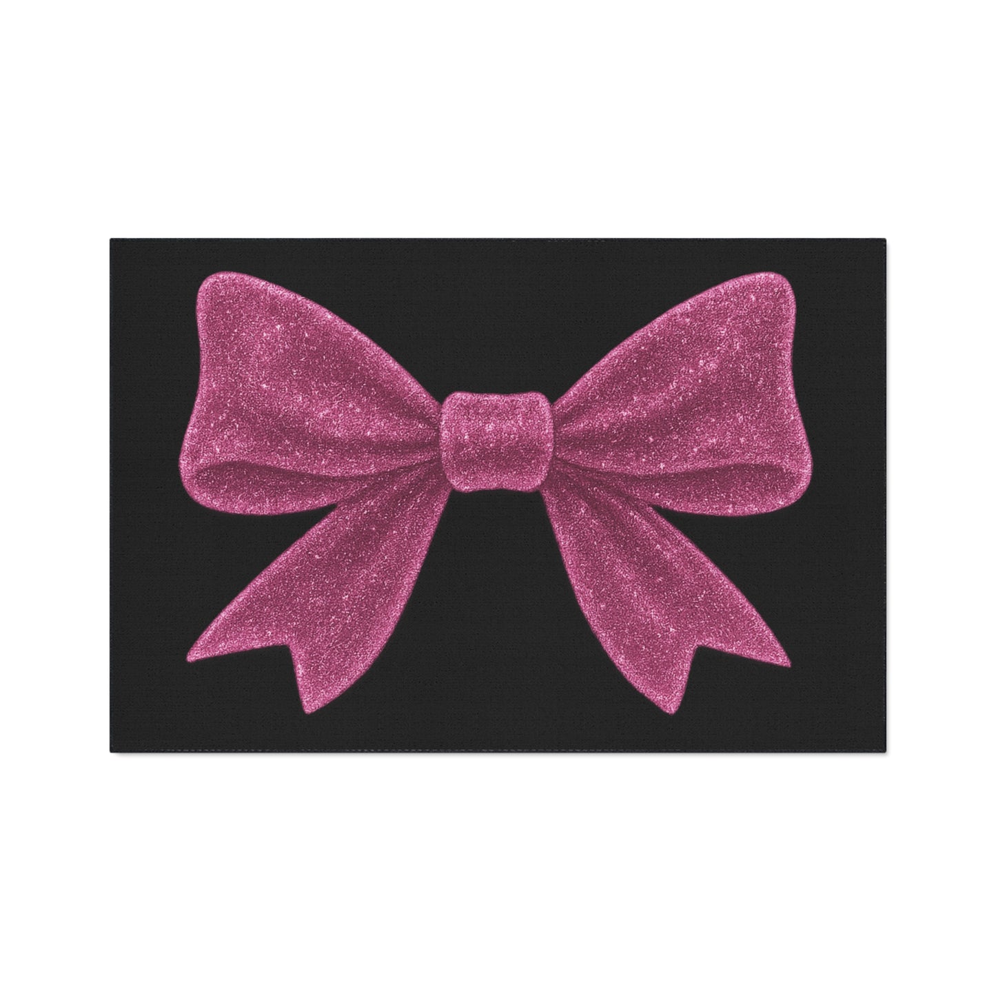 Pink Glitter Bow Doormat Glam Welcome Mat Cute Entry Rug Aesthetic Home Decor Girl Room Rug Housewarming Gift