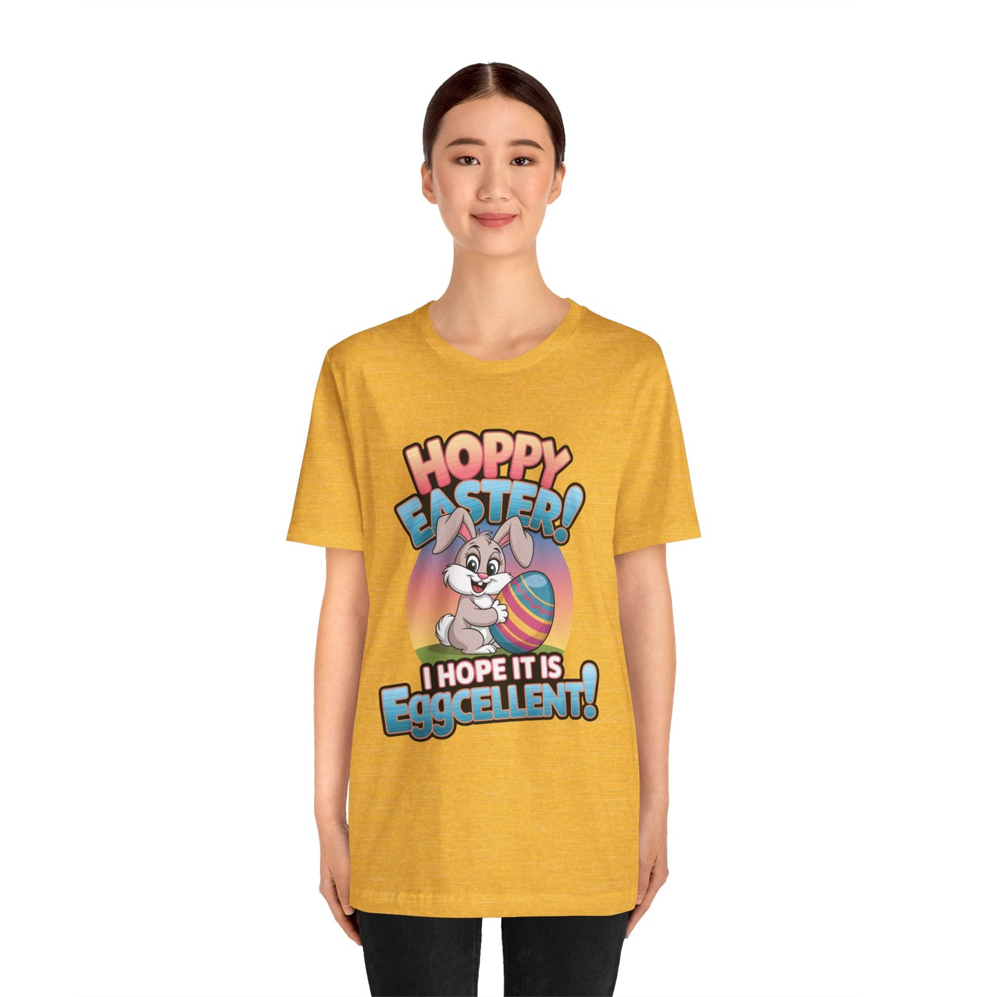 Happy Easter Unisex Tee Easter Shirt Easter Bunny T Shirt Easter Apparel Easter Bunny Outfit