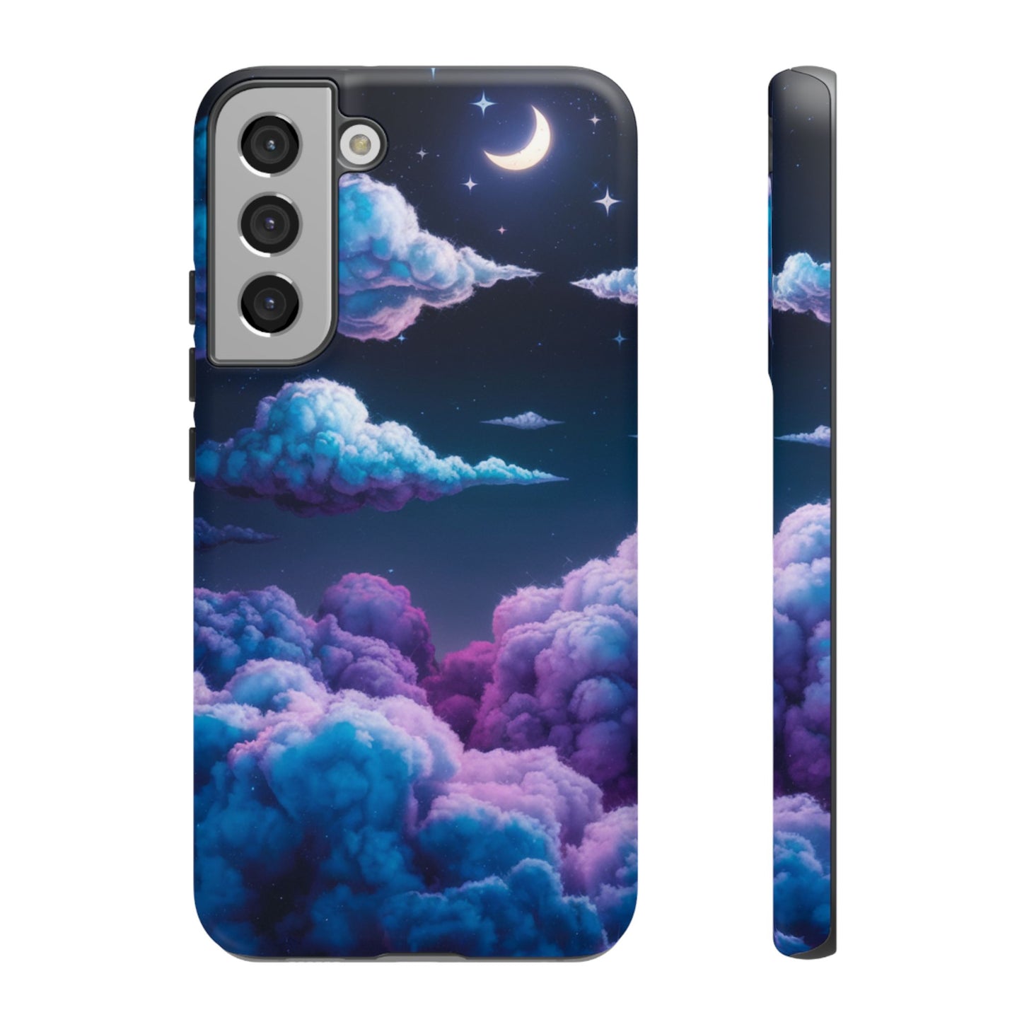 Dreamy Clouds & Moon Tough Samsung Galaxy Case