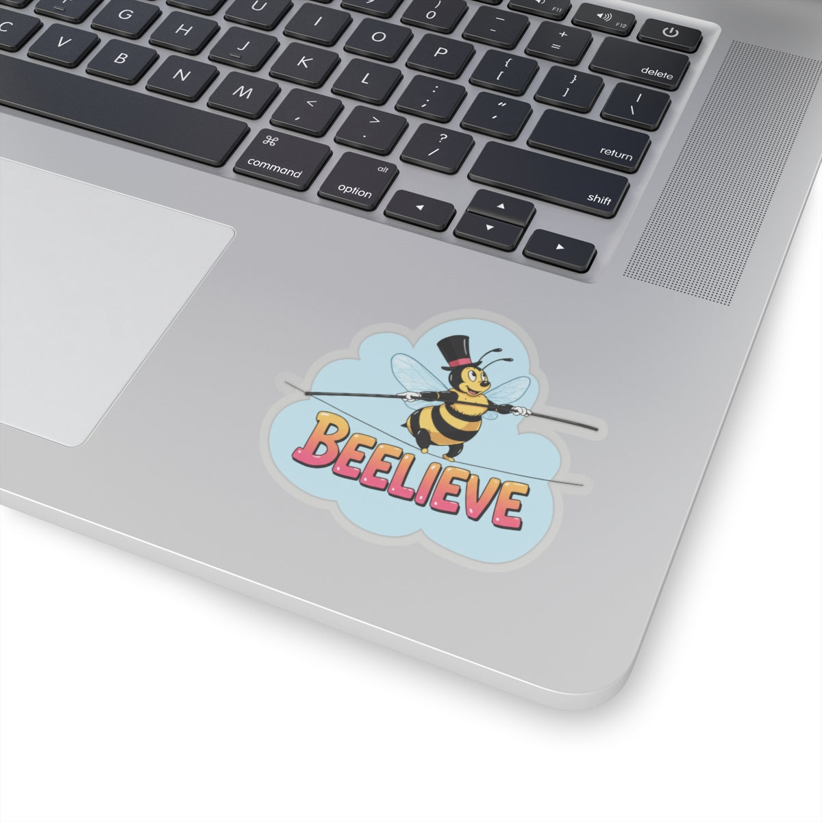 Sticker - Bee Crossing Tightrope Beelieve' Pun