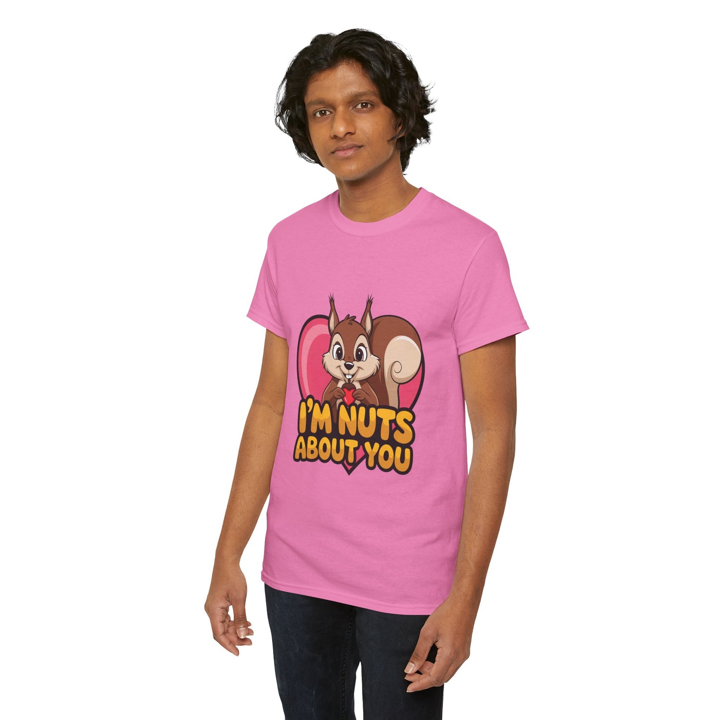 I’m Nuts About You Shirt, Funny Valentine Shirt, Squirrel Love T Shirt, Cute Animal Pun Tee, Valentine Gift For Him Her