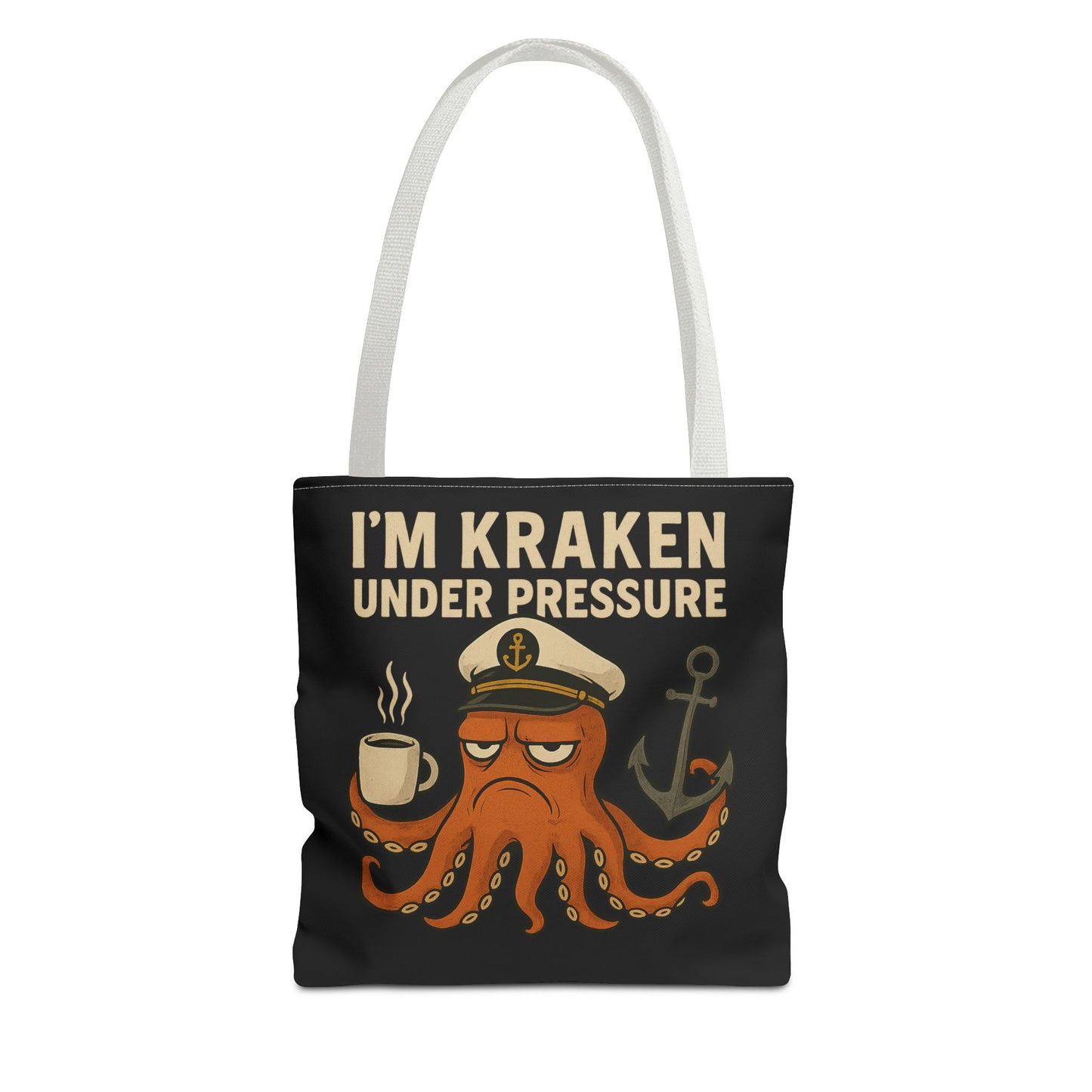 Stressed Octopus Tote Bag Nautical Bag Beach Tote Ocean Reusable Bag Seaside