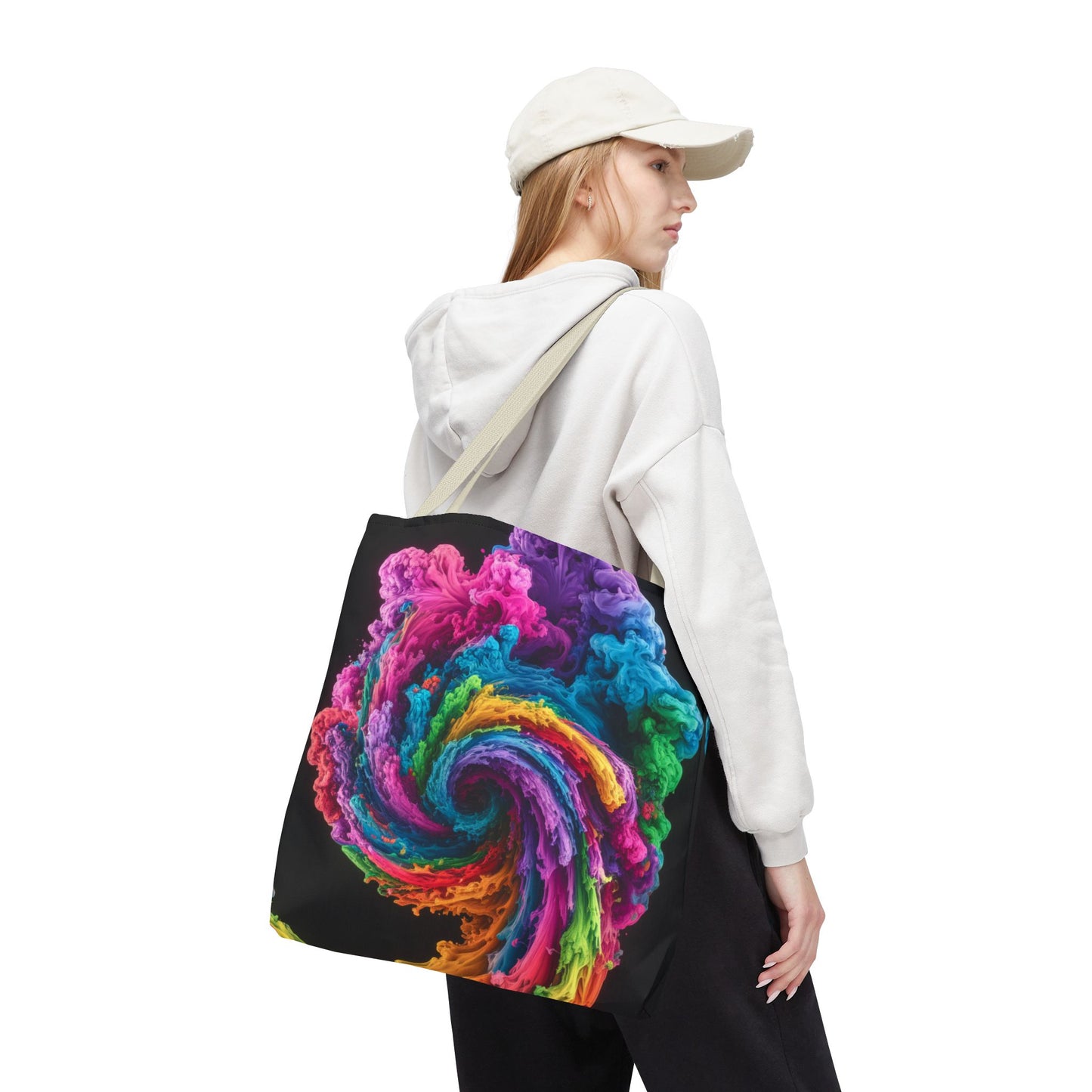 Colorful Swirl Tote Bag