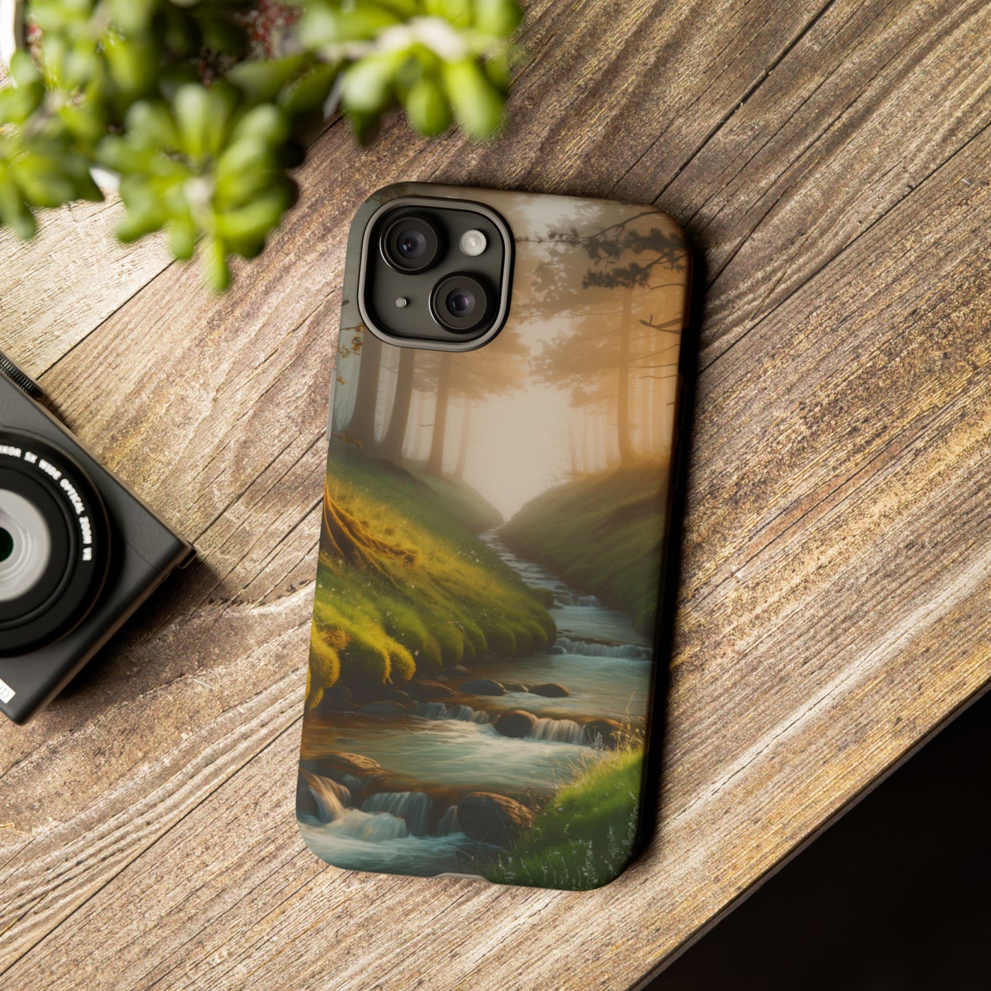 Nature Stream iPhone Case Forest Phone Case Stream iPhone Case Nature Phone Case