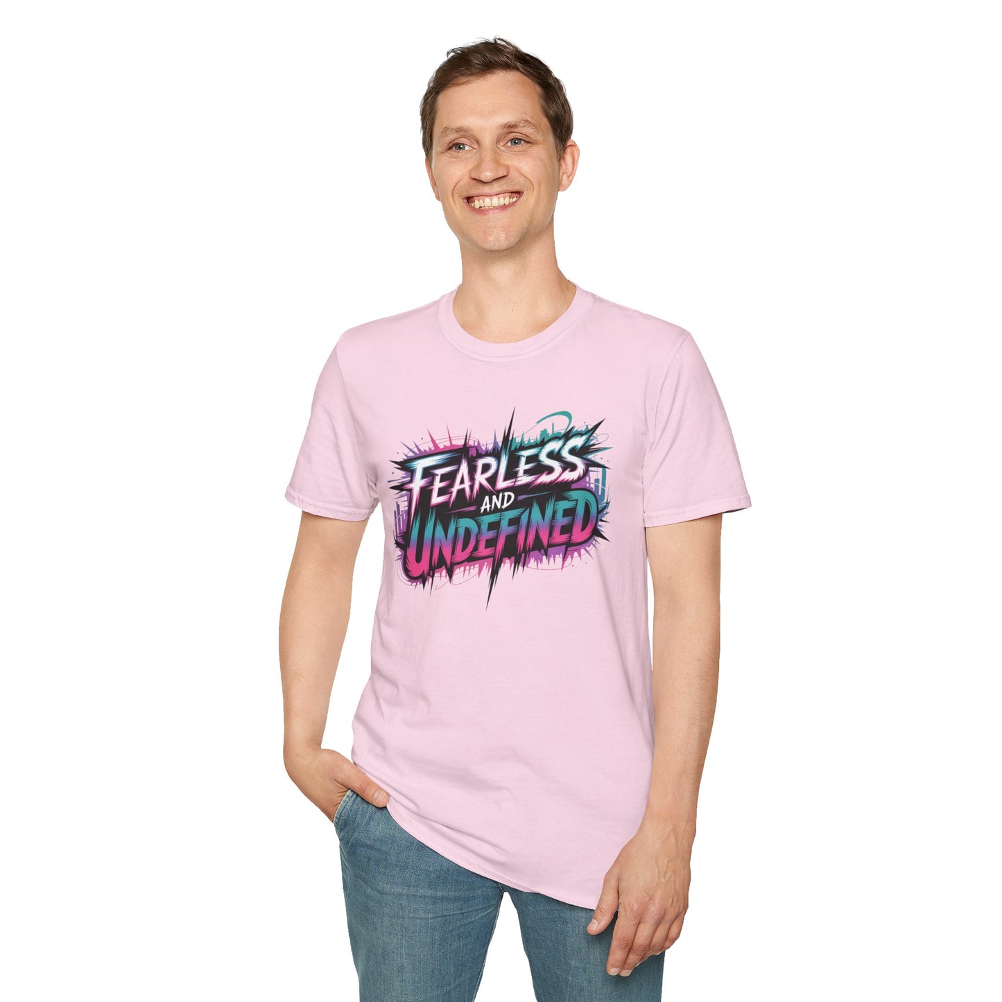 Fearless And Undefined T-Shirt, KPop Anime Inspired Graphic Tee, Empowering Quote Shirt, Bold Aesthetic Top For Fans, Dreamers, And Performers