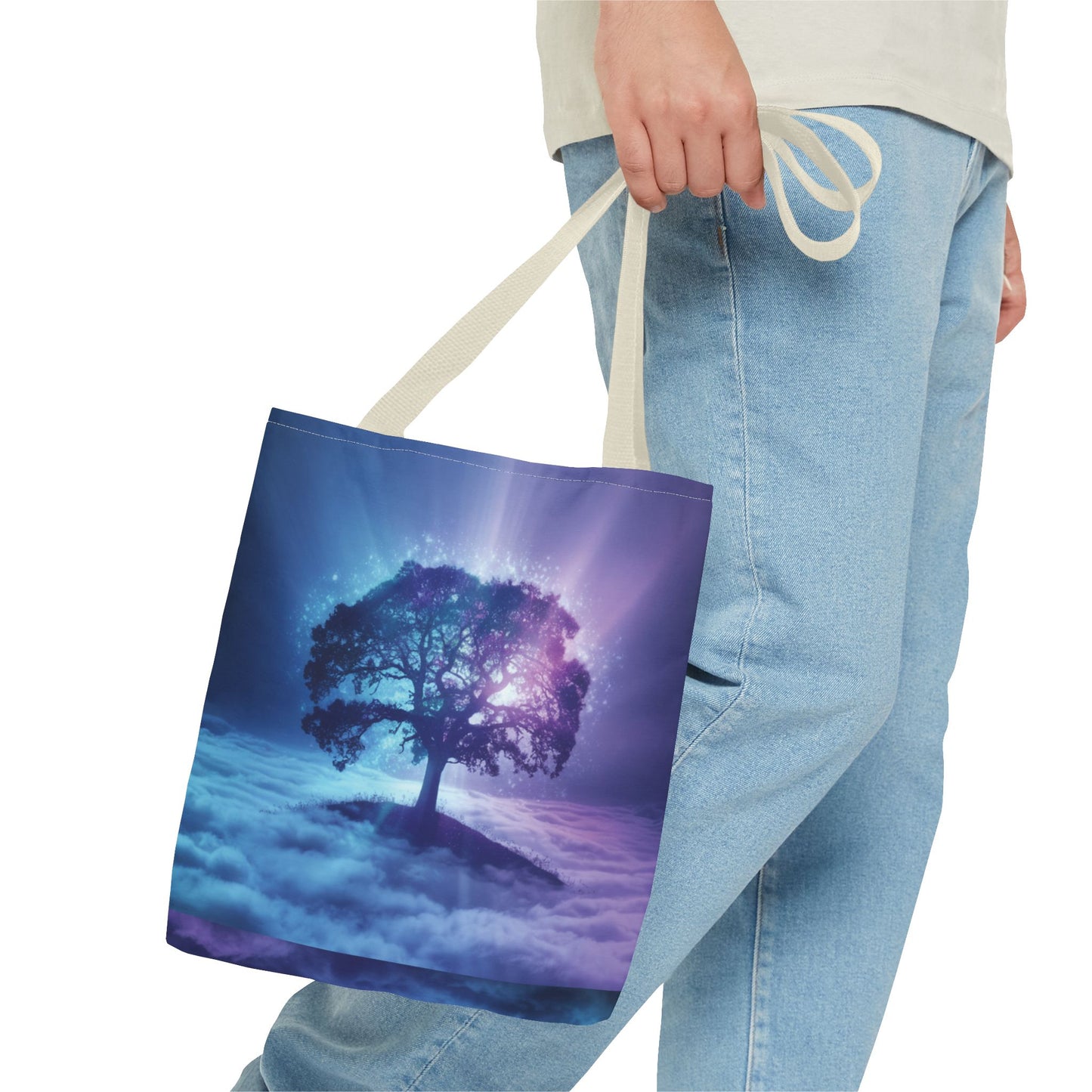 Tree Clouds Tote Bag