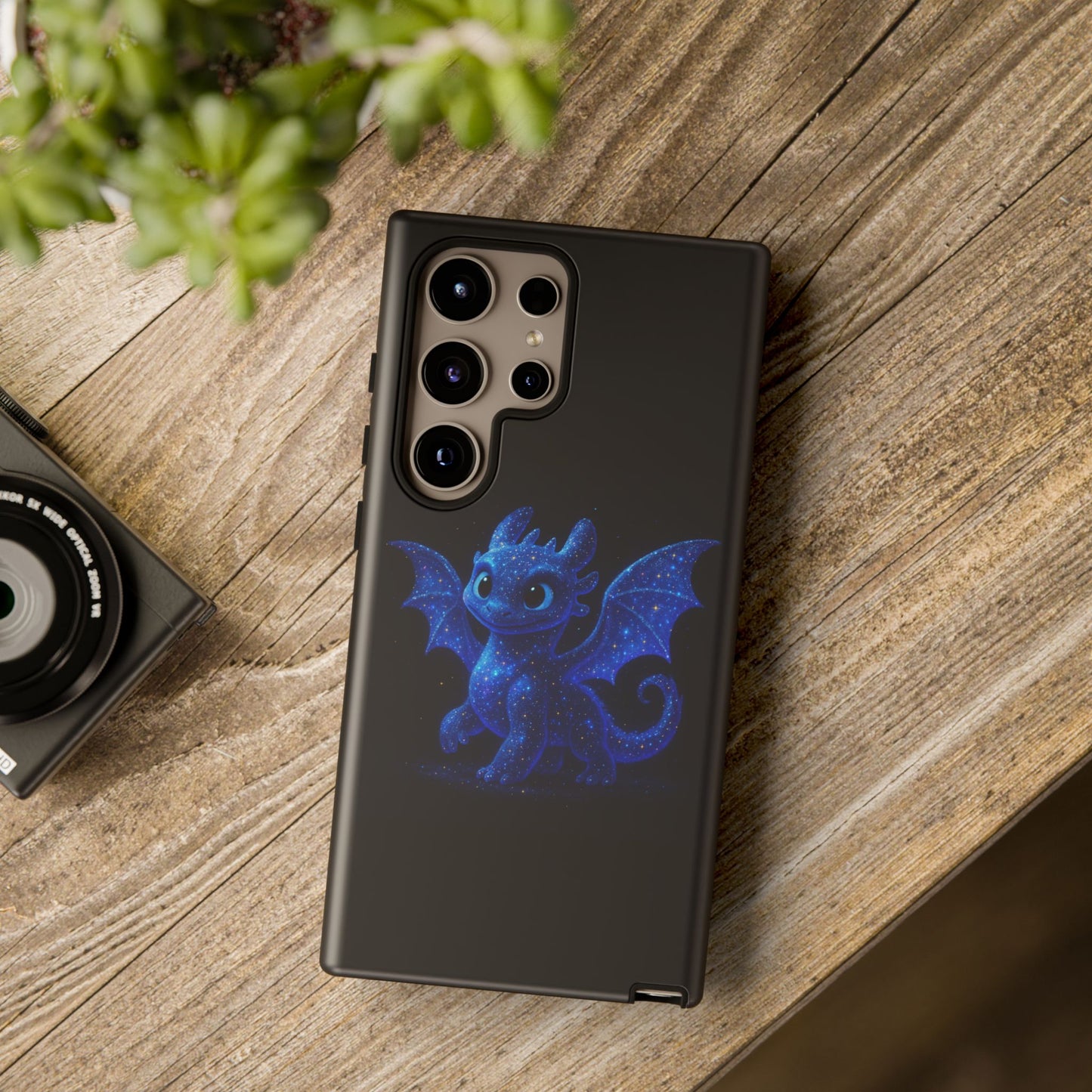 Galaxy Dragon Samsung Case - Fantasy Starry Night Art for Galaxy Phone | Cute Cosmic Dragon Phone Cover Gift for Her or Him