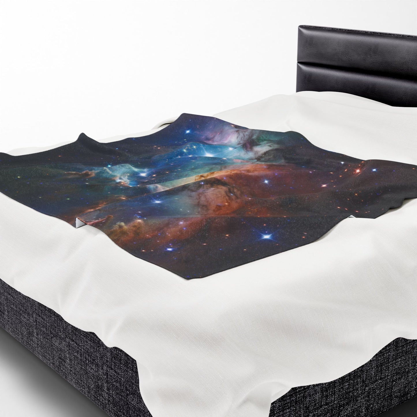 Plush Blanket Starry Night Cosmic Throw Blanket Modern Home Decor Space Blanket