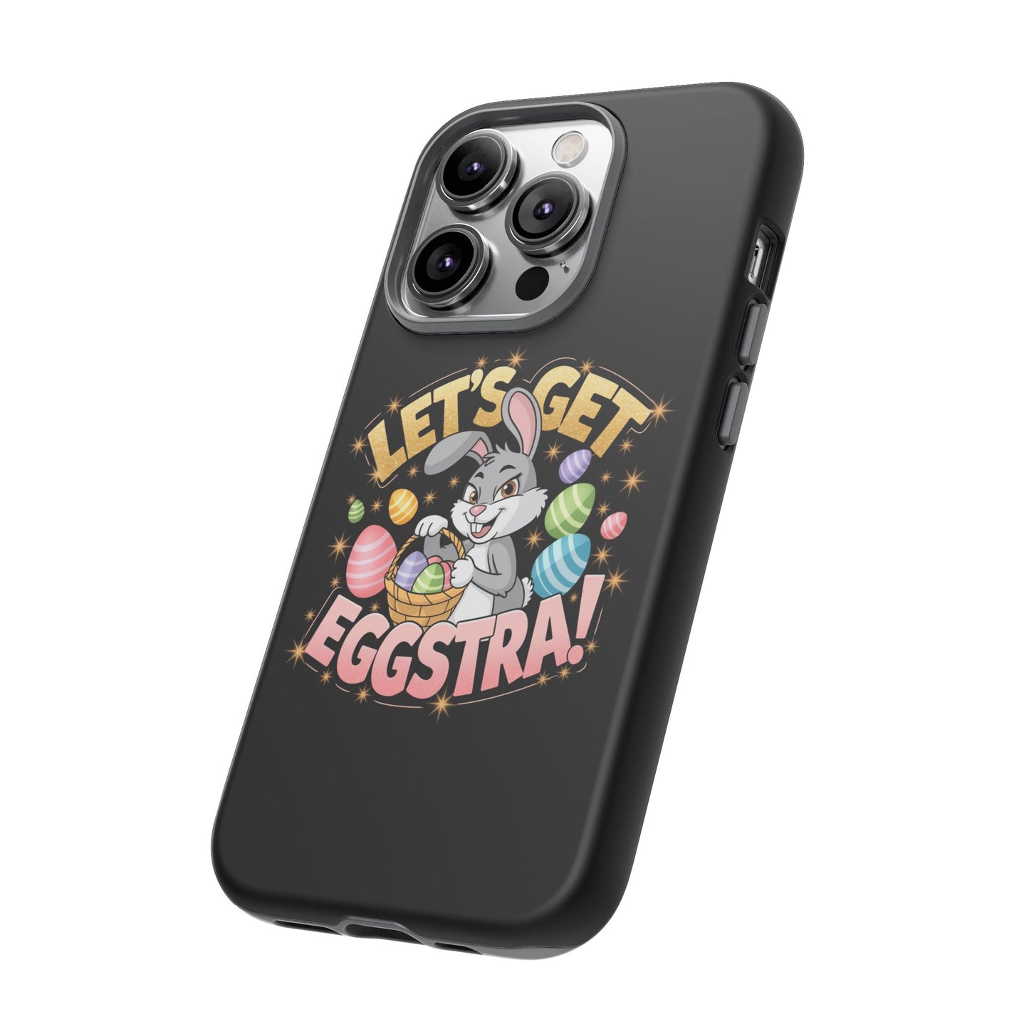 iPhone Case Easter Bunny 'Let's Get Eggstra Phone Case Easter iPhone Case