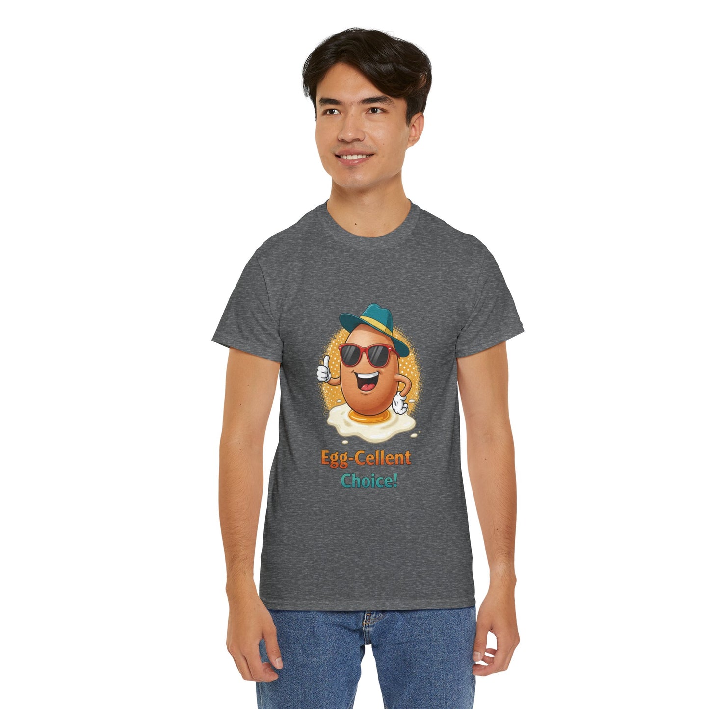 Funny Egg Shirt | Egg-Cellent Choice T-Shirt | Pun Food Tee | Breakfast Lover Gift | Cool Cartoon Egg Shirt | Dad Joke Shirt