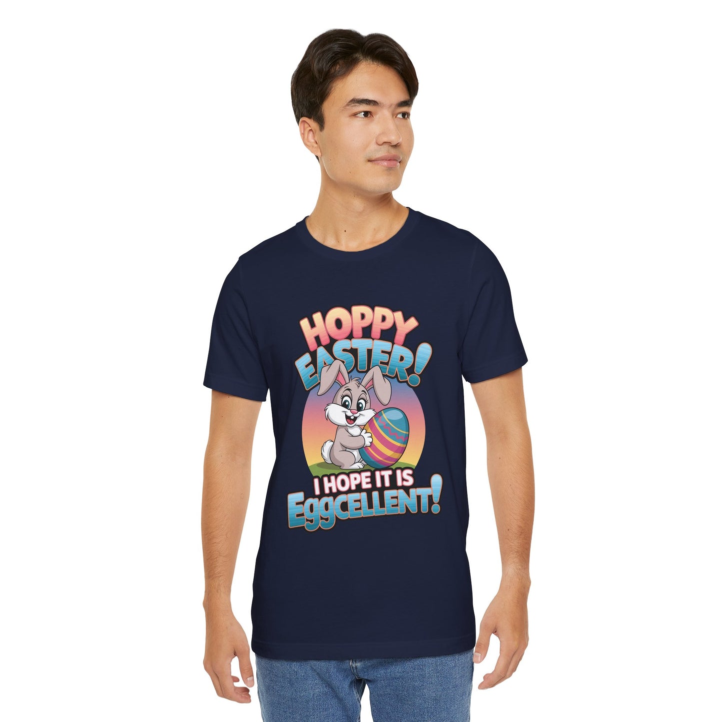 Happy Easter Unisex Tee Easter Shirt Easter Bunny T Shirt Easter Apparel Easter Bunny Outfit