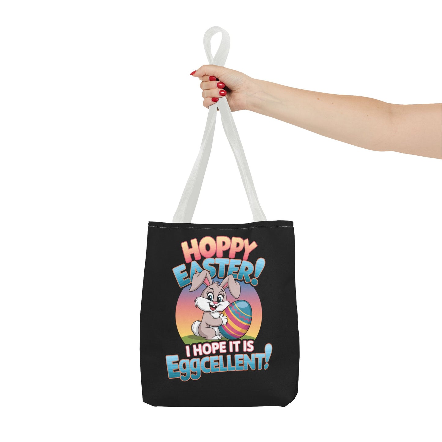 Happy Easter Tote Bag Eggcellent Bunny Design Easter Bag Easter Gift Easter Tote Accessory