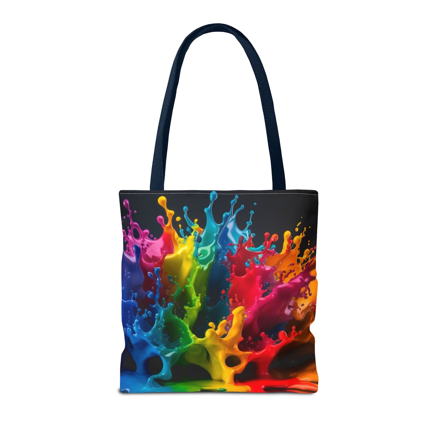 Colorful Splash Tote Bag - Vibrant Art for Every Occasion