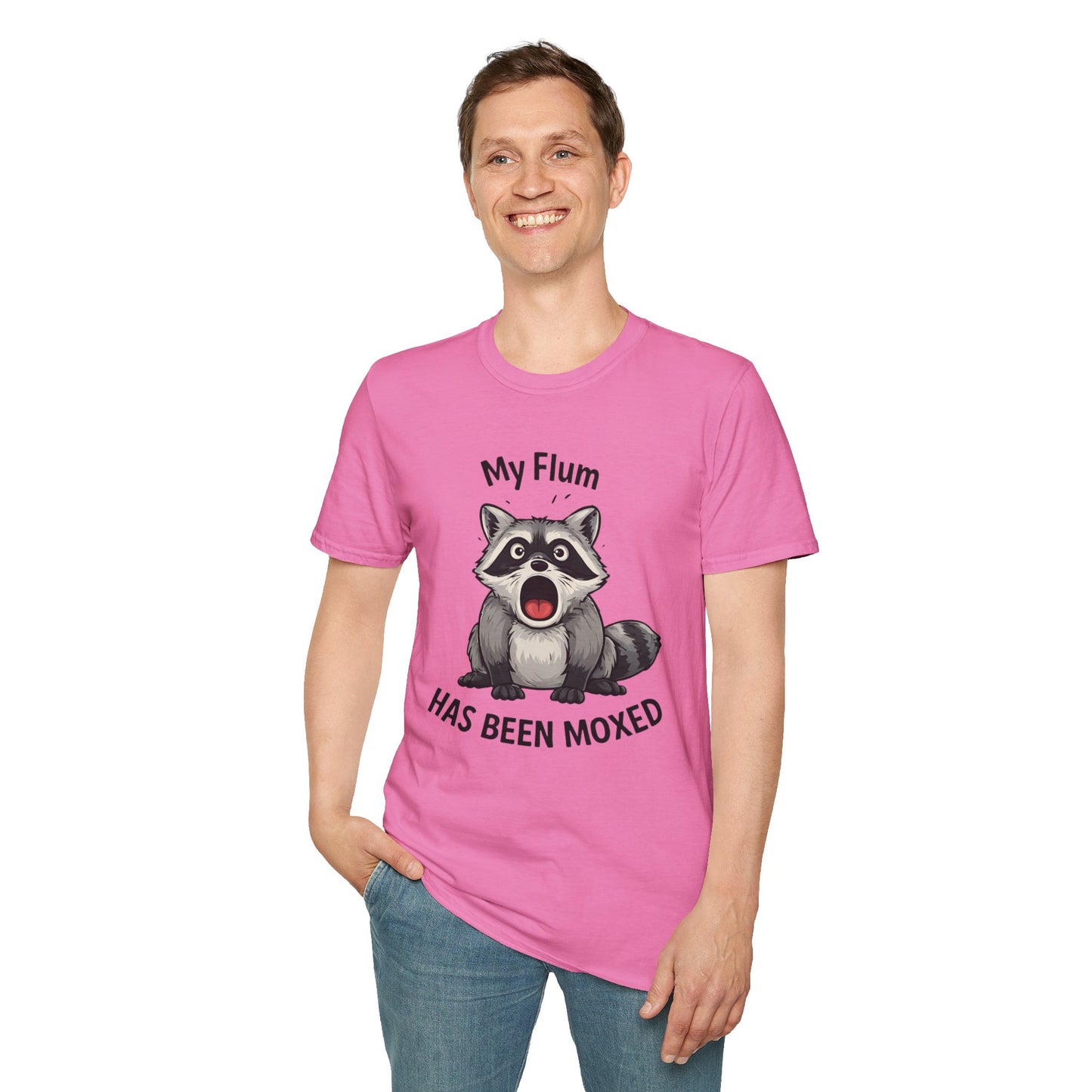 My Flum Has Been Moxed Shirt, Funny Raccoon T Shirt, Flummoxed Word Play Tee, Cute Shocked Raccoon Graphic Tee, Sarcastic Humor Shirt Gift