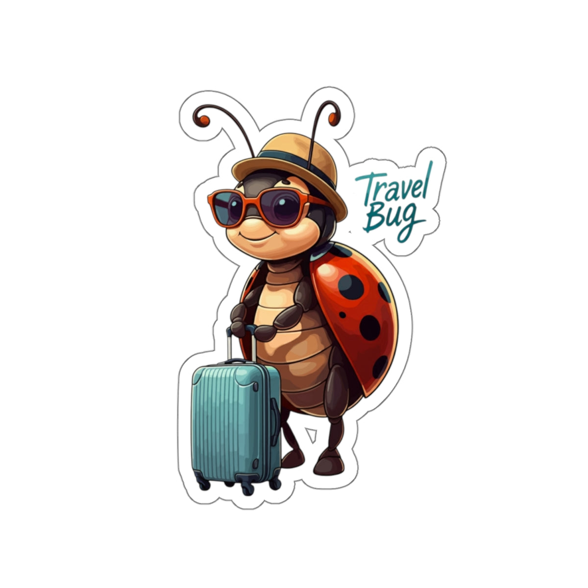 Sticker Travel Bug Ladybug