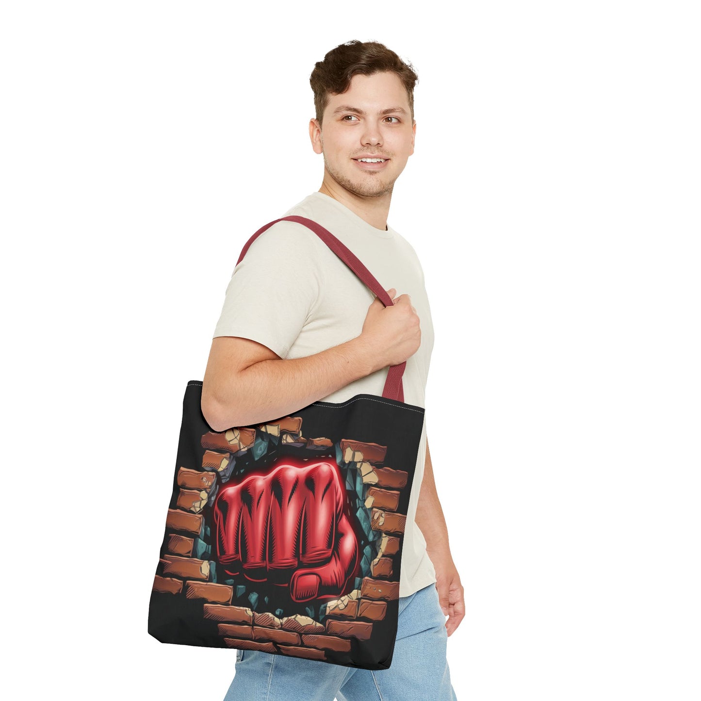 Red Fist Tote Bag