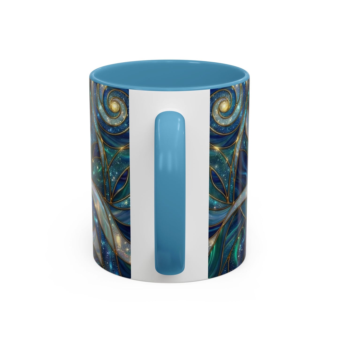 Stained Glass Dove Mug, Christian Coffee Cup, Religious Gift, Faith Art Mug, Holy Spirit Dove, Inspirational Christian Mug