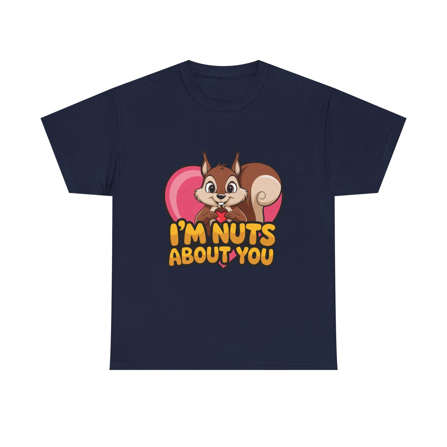 I’m Nuts About You Shirt, Funny Valentine Shirt, Squirrel Love T Shirt, Cute Animal Pun Tee, Valentine Gift For Him Her