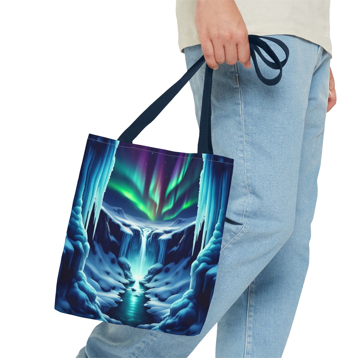 Icy Landscape Tote Bag