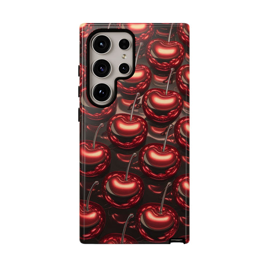 Phone Case - Shiny Cherries Design for Samsung Galaxy