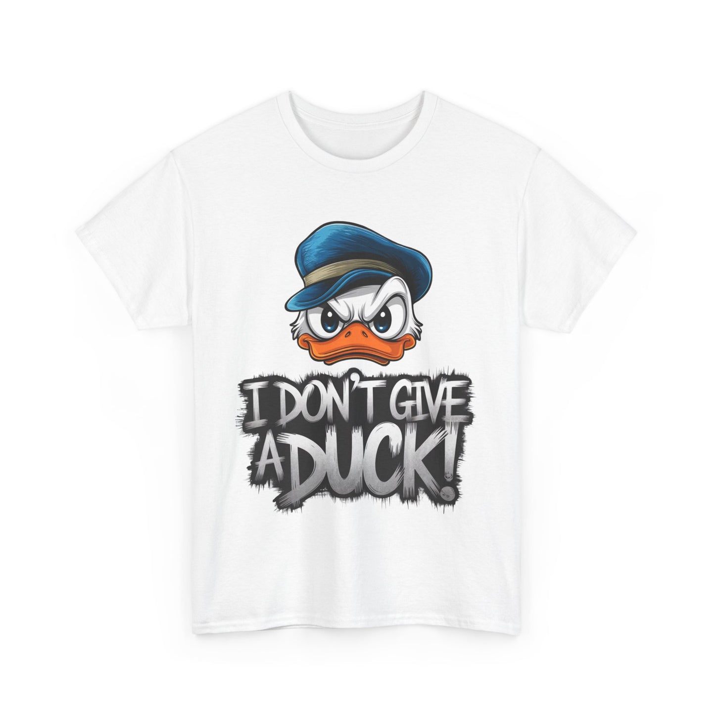 I Don’t Give a Duck Shirt – Funny Grumpy Duck Tee – Sarcastic Animal Graphic Shirt – Unisex Gift for Duck Lovers & Meme Fans