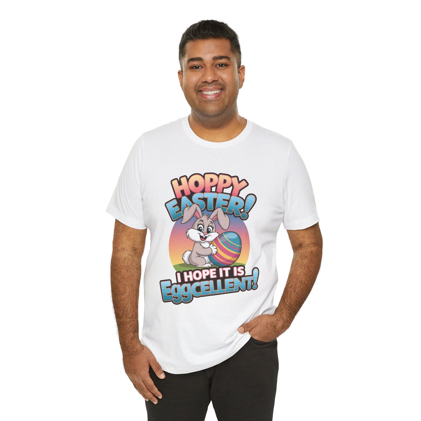 Happy Easter Unisex Tee Easter Shirt Easter Bunny T Shirt Easter Apparel Easter Bunny Outfit