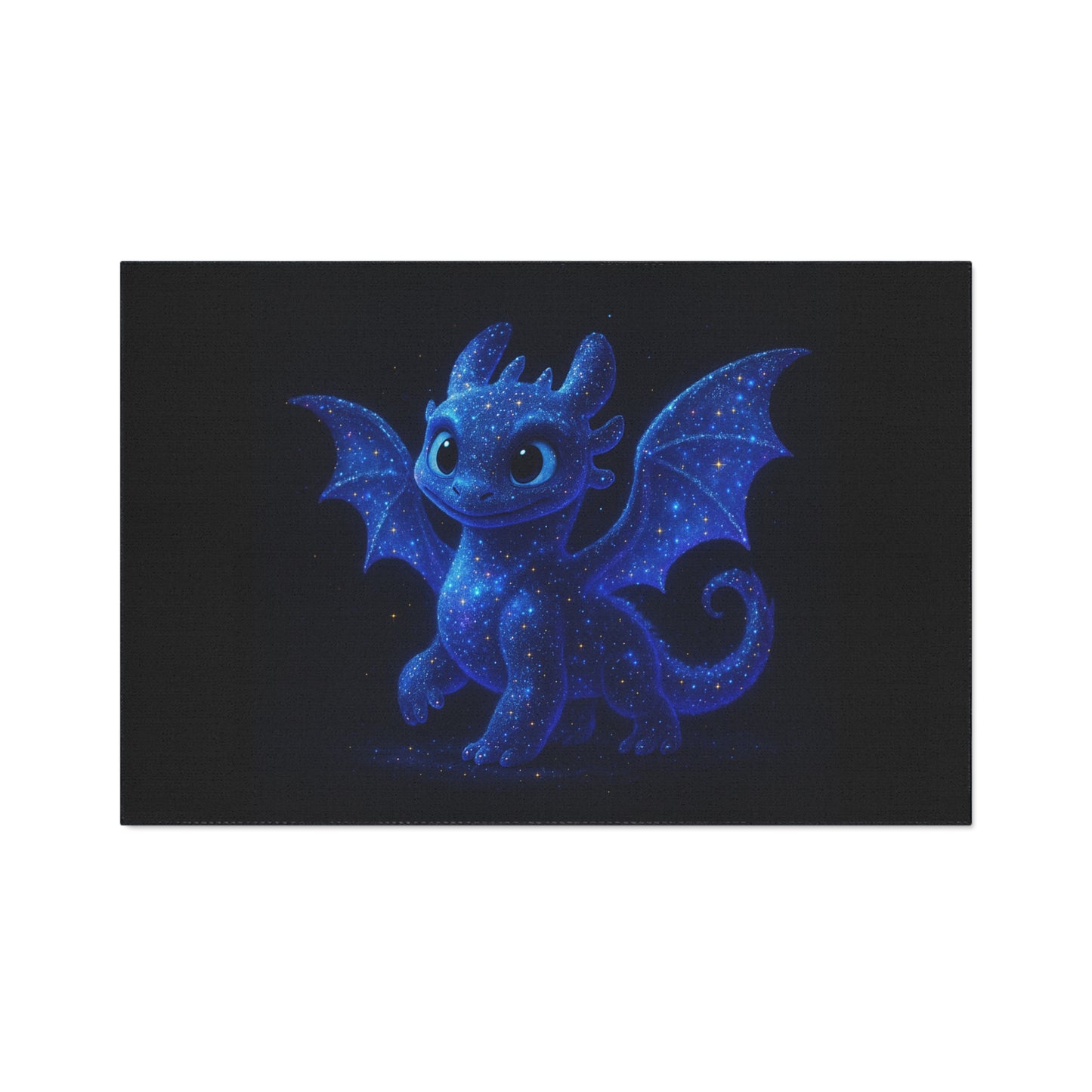 Galaxy Baby Dragon Floor Mat | Fantasy Dragon Rug for Kids Room, Nursery, Gamer Decor | Cute Creature Doormat for Entryway or Bedroom