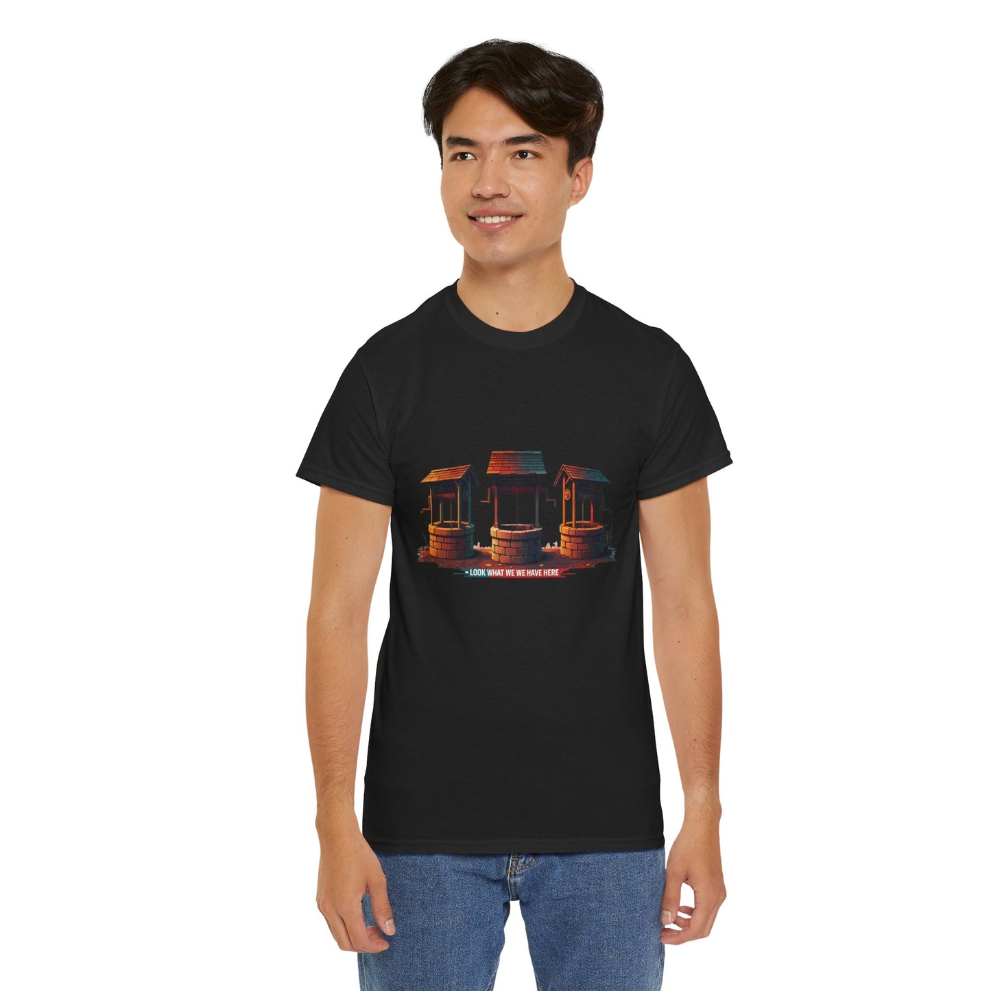 Funny “Well Well Well” T-Shirt • Pun Graphic Tee with Wishing Wells • Retro Vintage Humor Shirt • Gift for Pun Lovers & Joke Fans