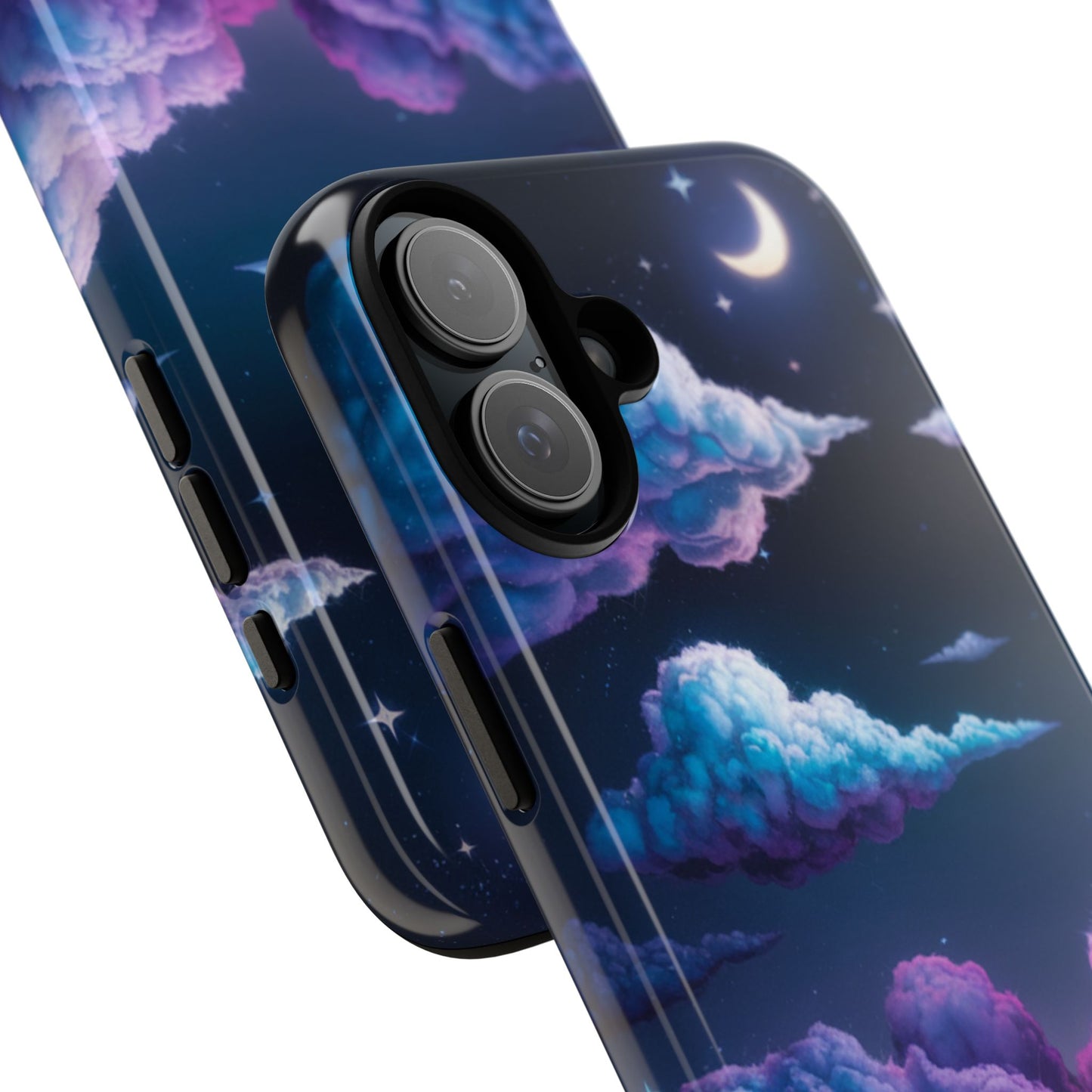 Dreamy Clouds & Moon Tough iPhone Case