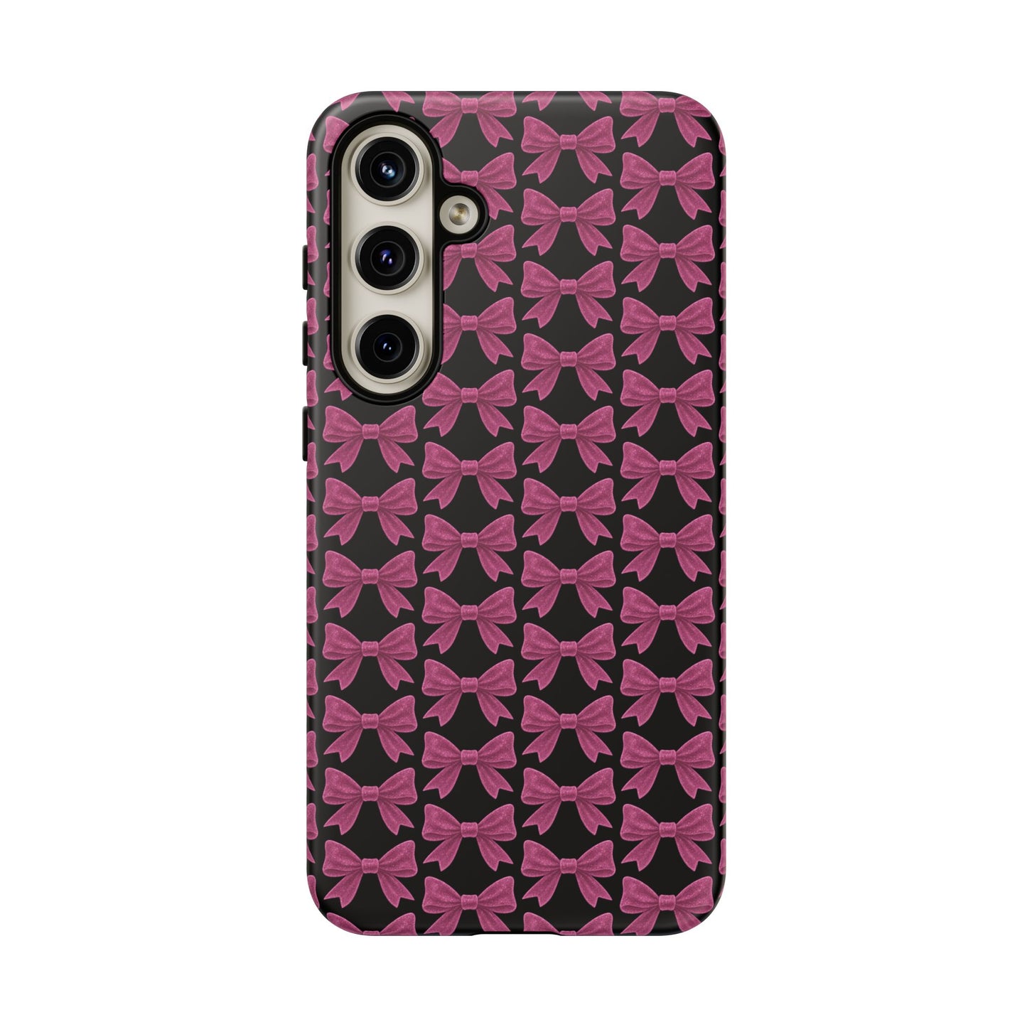 Pink Bow Samsung Case Coquette Aesthetic Phone Cover Cute Girly Phone Case Glossy Y2K Accessory Kawaii Samsung Case Gift