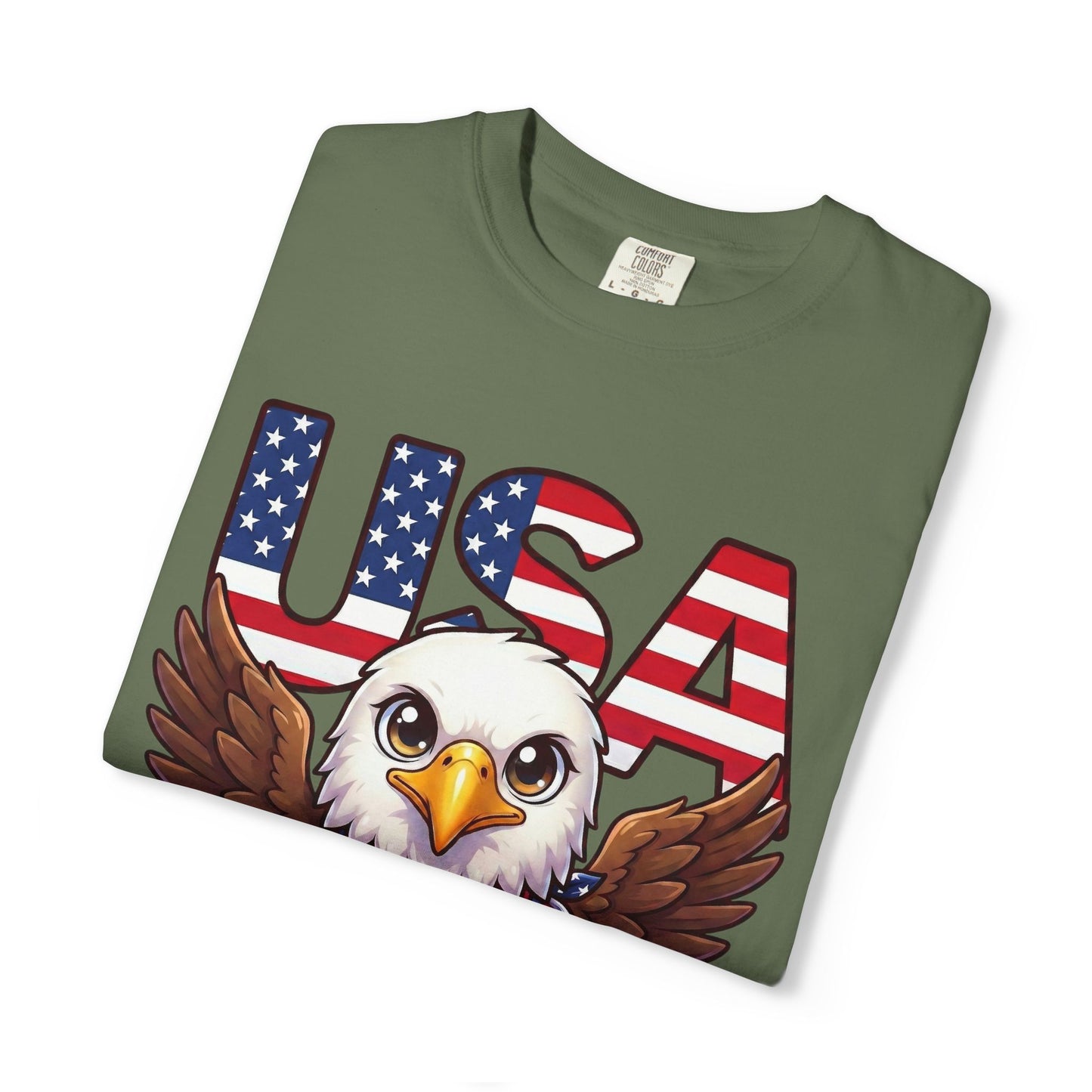 USA Eagle Shirt, Patriotic Comfort Colors Shirt, American Flag Eagle T Shirt, Fourth Of July Shirt, Freedom Graphic Tee, USA Pride Shirt